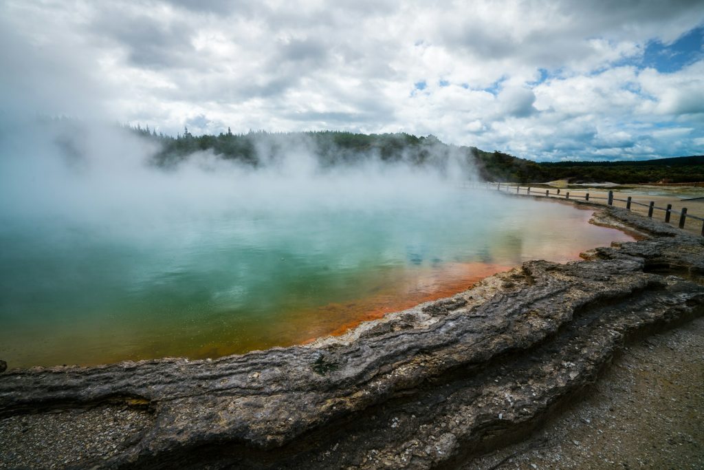 Hot Springs of Lake Rotopounamu