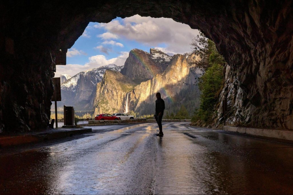 Valley from Tunnel View – California