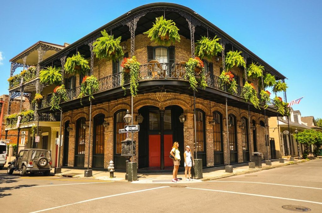 The French Quarter from the Mississippi River – Louisiana